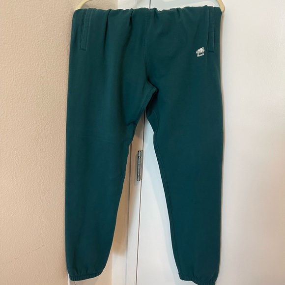 ROOTS Original Cozy Sweatpants - Size Small, Dark Teal